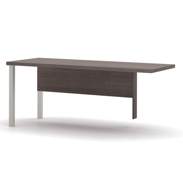 Pro-Linea 72W Return Table, Bark Grey